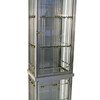French Steel, Bronze and Glass Cabinet 18244