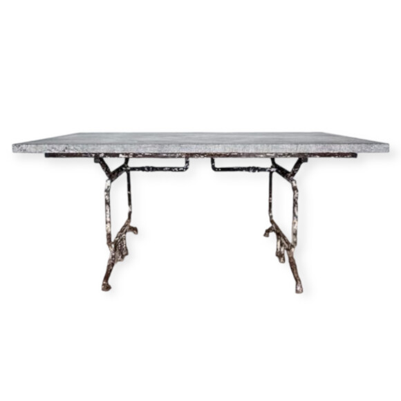 19th Century Hand Wrought Iron Table 66040