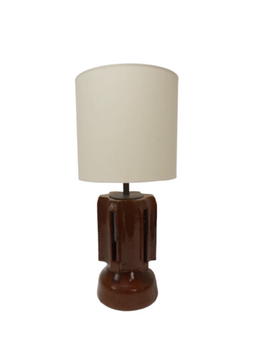 Large Scale French Ceramic Element Lamp, 64088