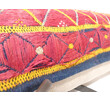 Rare Embroidery Textile Large Lumbar Pillow 55282