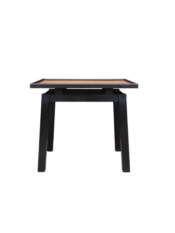 Limited Edition Walnut and Leather Side Table 65471