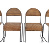 Set of (4) French Rattan Chairs 21532