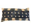 Vintage indigo textile pillow, down filled 21306