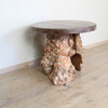 French Root Side Table with Walnut Top 65650