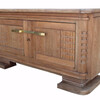 SOLD/French Mid Century Cerused Oak Buffet 23437