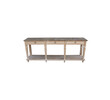 Limited Edition Oak and Chestnut Top Console 23670