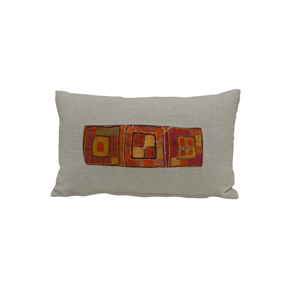 19th Century Turkish Embroidery Element Pillow 21907