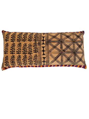 Vintage Indonesian Batik Textile Pillow 67469