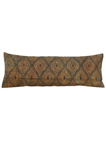 Vintage Indonesian Batik Large Lumbar Pillow 67376