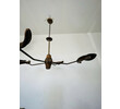 Limited Edition Wood and Bronze Chandelier 64682