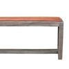 Limited Edition Oak and Leather Bench 24718