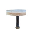 Limited Edition Mixed Metals and Oak Side Table 26139