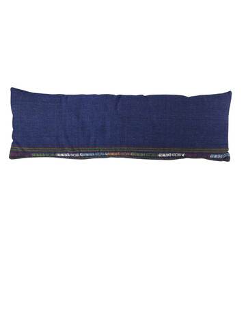 Vintage Indigo Textile Lumbar Pillow 64242