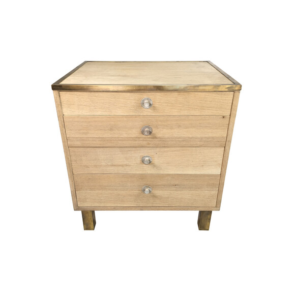 Limited Editions Oak with Brass Frame Commode 19338
