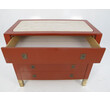 French Orange Lacquer Commode 15026