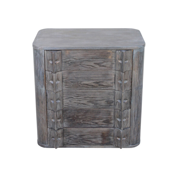 Small French Oak Commode 26586