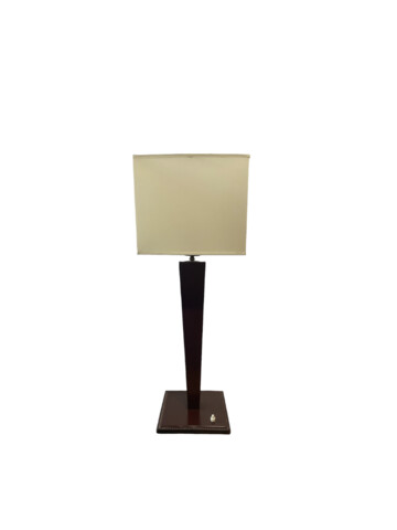 French Deco Leather Lamp 58926