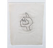 Mid Century Limited Edition French Pencil Drawing, Framed 60657