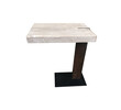 Limited Edition Iron Element and Oak  Side Table 65481