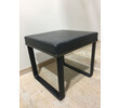 Lucca Studio Vaughn (stool) of black leather top and base 66161