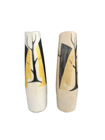 Pair of Large Swedish Ceramic Vases 66307