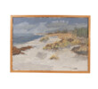 Mid Century Swedish Beach Painting 63311