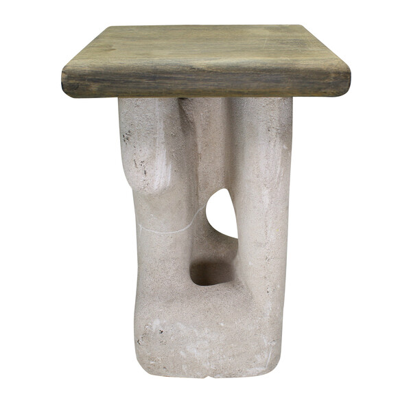 Lucca Limited Edition Modernist Stone Base Side Table 20421