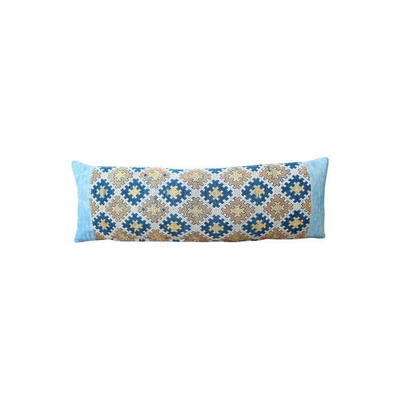 19th Century Central Asia Textile Lumbar Pillow 29980