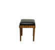 French Deco Burlwood and Leather Stool 65553