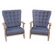 Guillerme et Chambron Oak Arm Chairs 22557