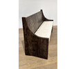 Lucca Studio Caleb Bench with Belgian Linen Seat Cushion 65491