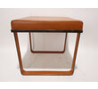 Lucca Studio Vaughn (stool) of saddle leather top and base 66008