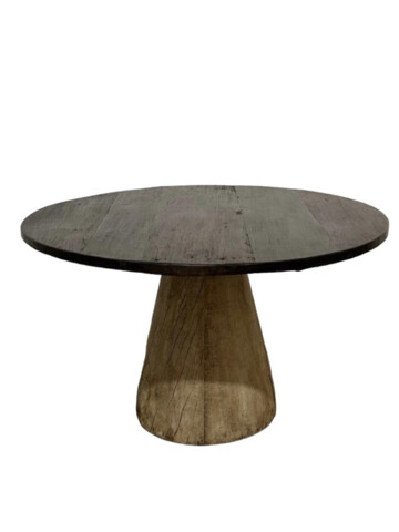 Limited Edition Walnut Top Round Dining Table 66901