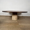 Limited Edition Antique Walnut Top Dining Table 65129