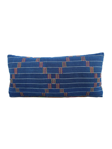 19th Century African Indigo Textile Pillow 67441