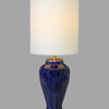 Blue French Ceramic Lamp 67301