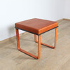 Lucca Studio Vaughn (stool) of saddle leather top and base 66014