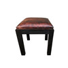 French Leather Stool 66213