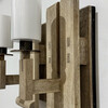 Pair of Oak and Bronze Sconces 63507