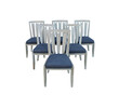 Set of (6) Guillerme & Chambron Dining Chairs 66825