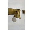 Pair of Mid Century French Brass Sconces (Each sconce double head) 56776