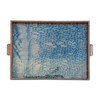 Limited Edition Oak And Vintage Marbleized Paper Tray 24309