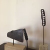 Set of (3) Iron Sculpture on Wood Stand 57438