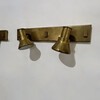 Pair of Mid Century French Brass Sconces (Each sconce double head) 56776