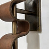 Pair of Lucca Studio Currier Sconces in Bronze and Leather 66919