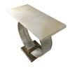 Lucca Limited Edition Table in parchment and mixed metals 18602