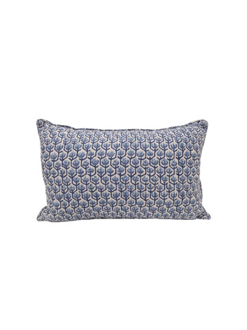 Linen Block Print Pillow 66787