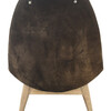 Vintage Black Leather Oak Chair 61581