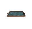 Limited Edition Oak And Vintage Marbleized Paper Tray 24319