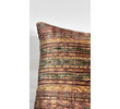 Rare18th Century Kerman Silk Velvet Textile Pillow 60261